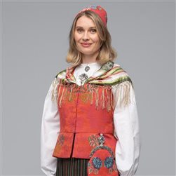 Vest alternativ 2 rød kallemank